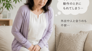 尿漏れで悩む女性